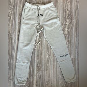 Essentials Men's Beige Fleece Pants